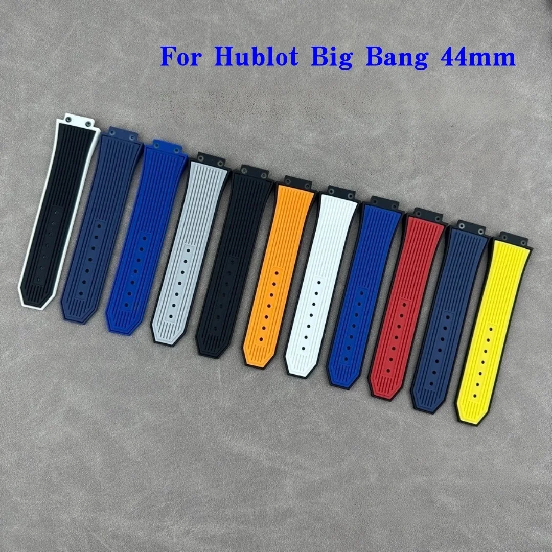 Replacement Watch Strap 27mm×17mm Waterproof Silicone Rubber Watch Band for Hublot Big Bang 441 Classic Fusion Men's Wristband