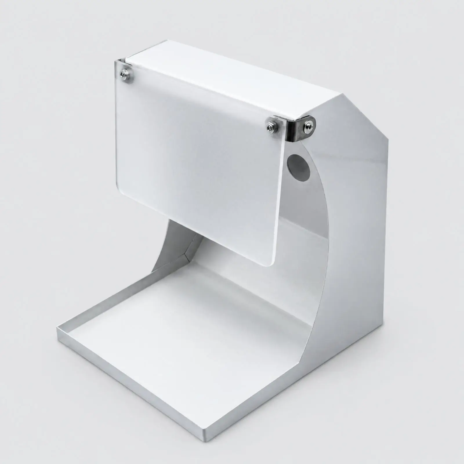 Polishing Machine Dust Cover Carbon Steel Shield with Side Panels for Dental Grinder Vacuum Extraction