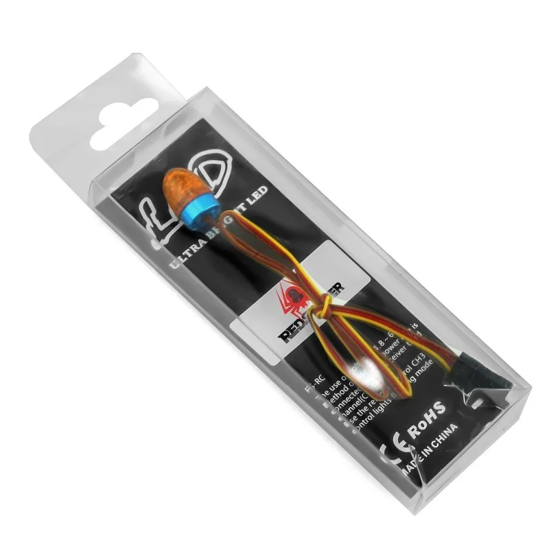 Lámpara LED multifunción para estroboscópico, luz intermitente/rotación para coche modelo 1/10 RC 1:14, Tractor Tamiya, camión de ingeniería RC