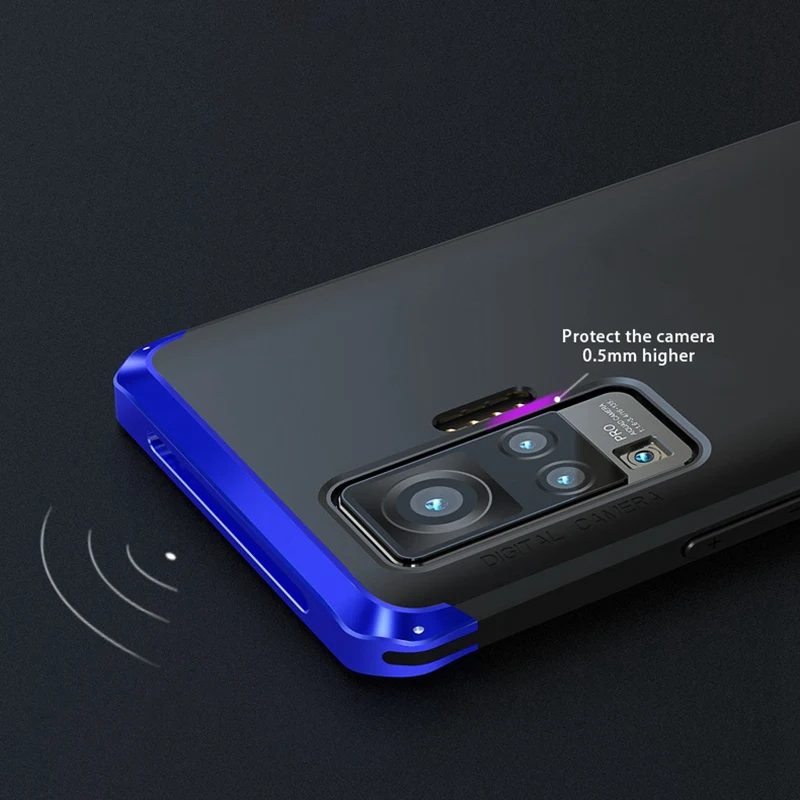 Capa Protetora Hard Shell para Vivo, Capa de Celular para X50 Pro, Metal, Tudo Incluído, Fosco