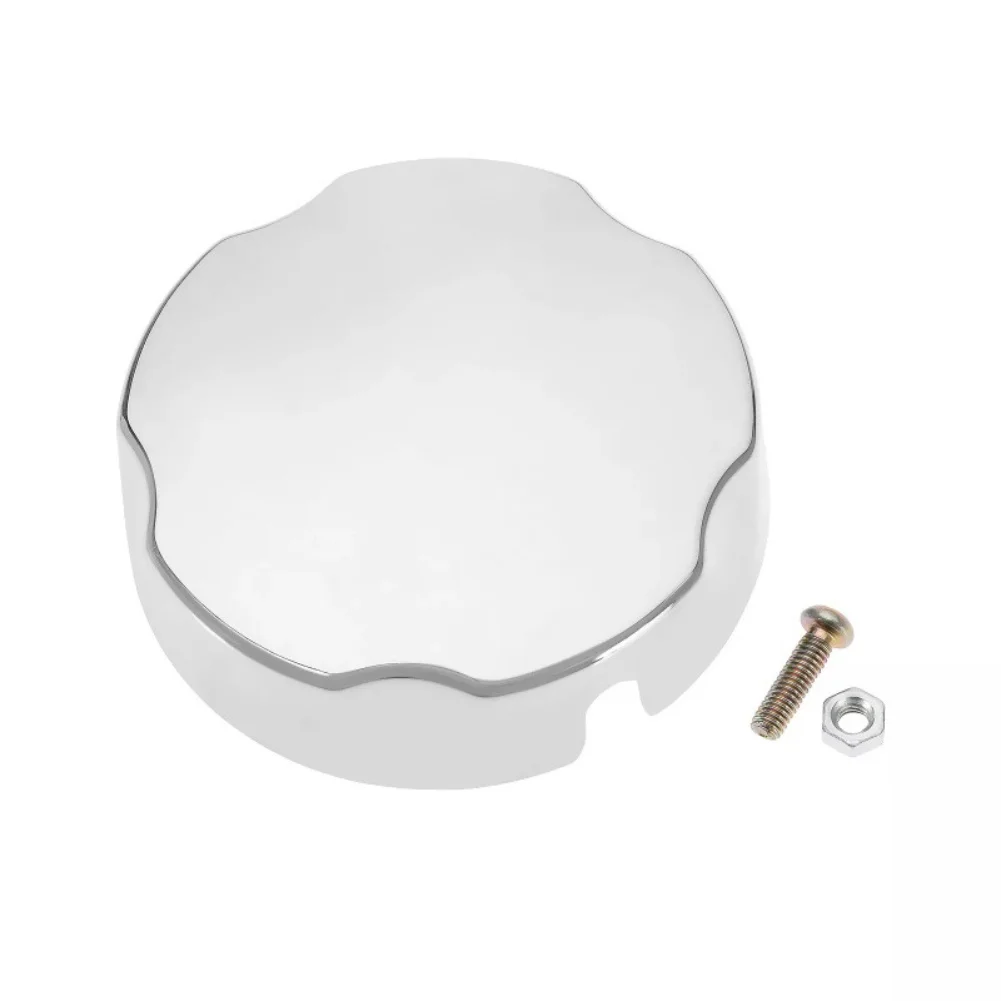 Bathtub Control Knob Chrome Plated for Durability Easy Screw On Installation Fits Most Standard Overflow Systems