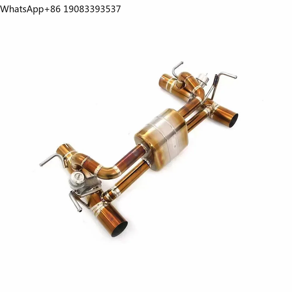 

High Quality Titanium Exhaust Muffler Valved for Ferrari 488 3.9L V8 2015-2019