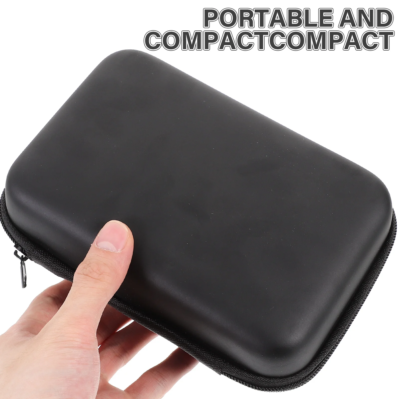 

Recorder Case Travel Durable Eva Nylon Compact Protective Organizer Zipper Small Accessories Cable Storage Electronics
