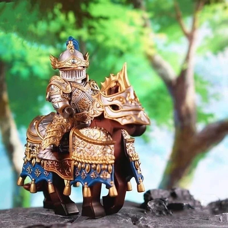【セール中】組み立てモデルブロックキャラクター中世兵士ラウンドテーブル騎士おもちゃギフト装飾品
