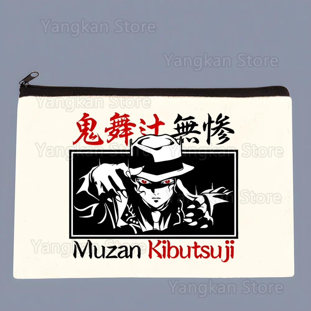 

Nezuko Tanjirou Kamado Square Bag Coin Purse Storage Small Card Key Coin Clutch Zipper Key Bag