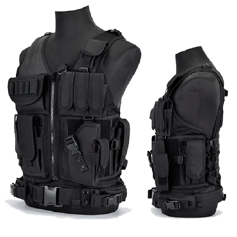 

Tactical Military Equipment Vest Hunting Outdoor War Game Shooting Training Paintball Combat Safety Protective Vest