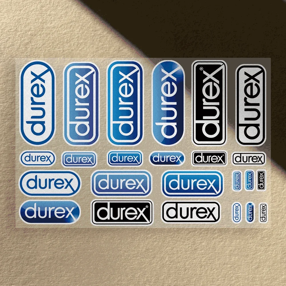 Adesivo de motocicleta à prova d'água para tanque helme, corpo de carro, bicicleta, decalque de vinil universal, marca