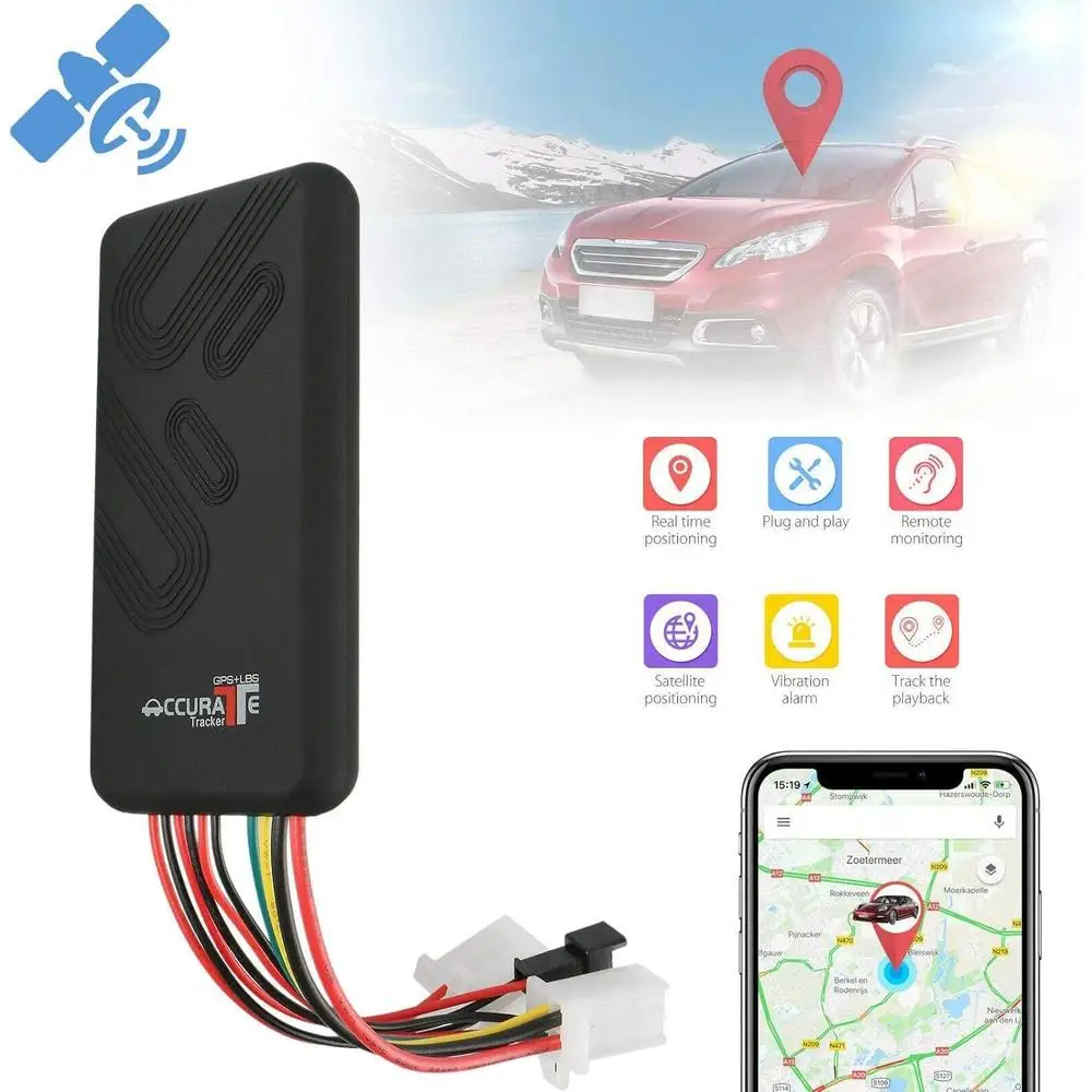 

1set Hot Car Vehicle Motorcycle Bike Real Time GPS Tracker Anti-lost Anti-theft Device for all vehicles Precise Positioning