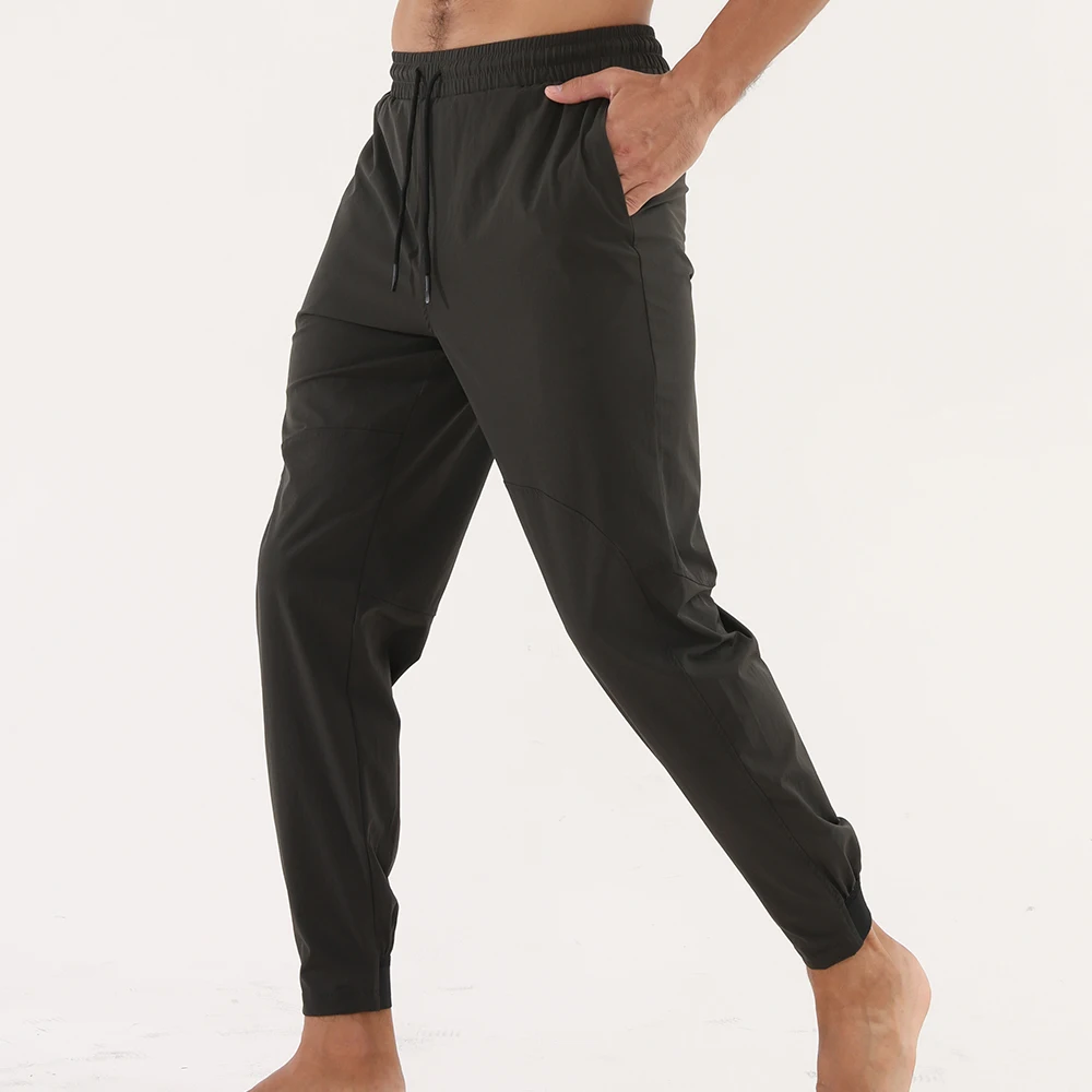 بنطال رياضي أنيق سريع الجفاف للرجال ، بنطلون لياقة بدنية رفيع ، بنطال رياضي فضفاض ، بنطال تدريب للجري ، صيف ، جديد ، طويل #5
