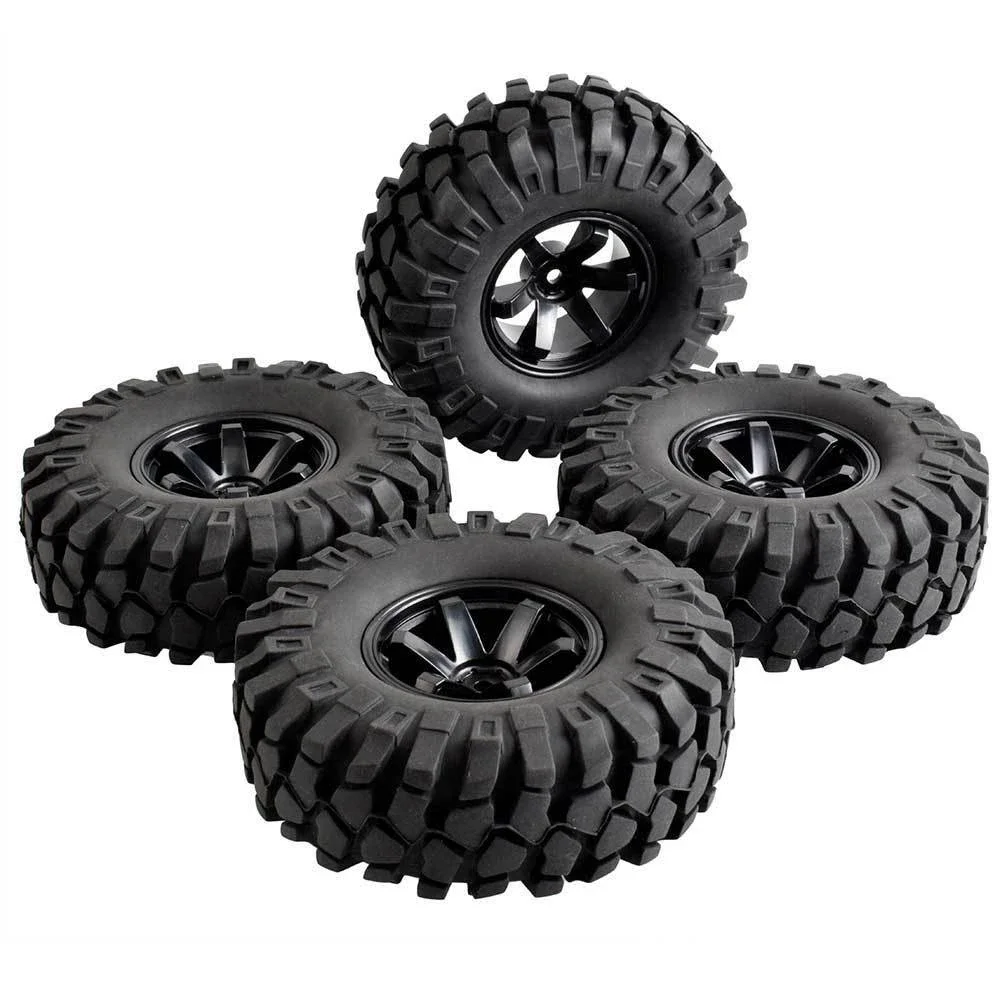 RC 701-7006L  Rubber 108mm Tires&Wheel 4P For 1:10 D90 Axial Rock Climbing