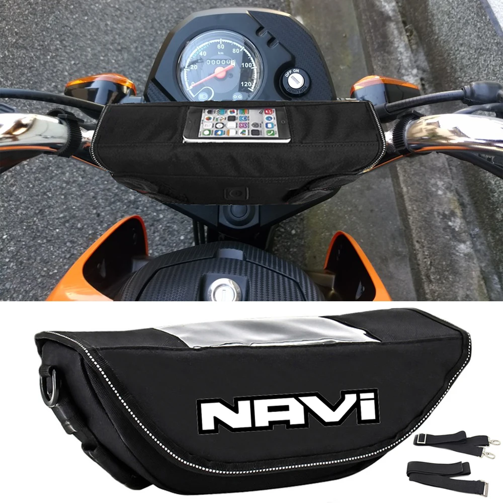 

Motorcycle accessory Waterproof And Dustproof Handlebar Storage Bag navigation bag For Honda NAVI 110 COLSRS NAVI110