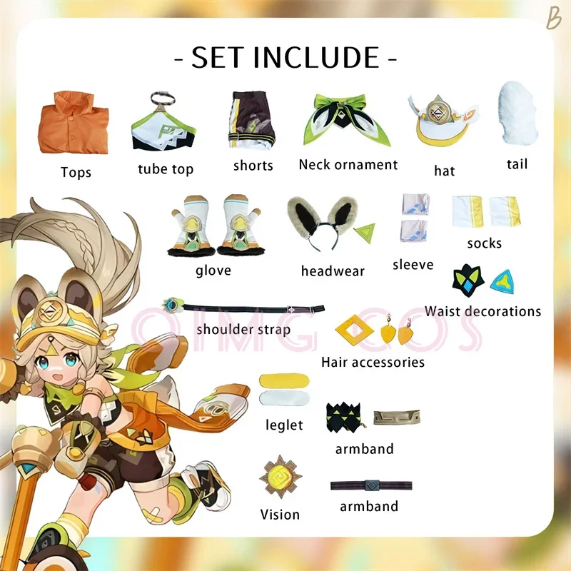 MN1 Genshin Impact Kachina คอสเพลย์เครื่องแต่งกายผู้ใหญ่ Carnival ชุดอะนิเมะฮาโลวีนเครื่องแต่งกาย Masquerade ผู้หญิง Game9 * Jy