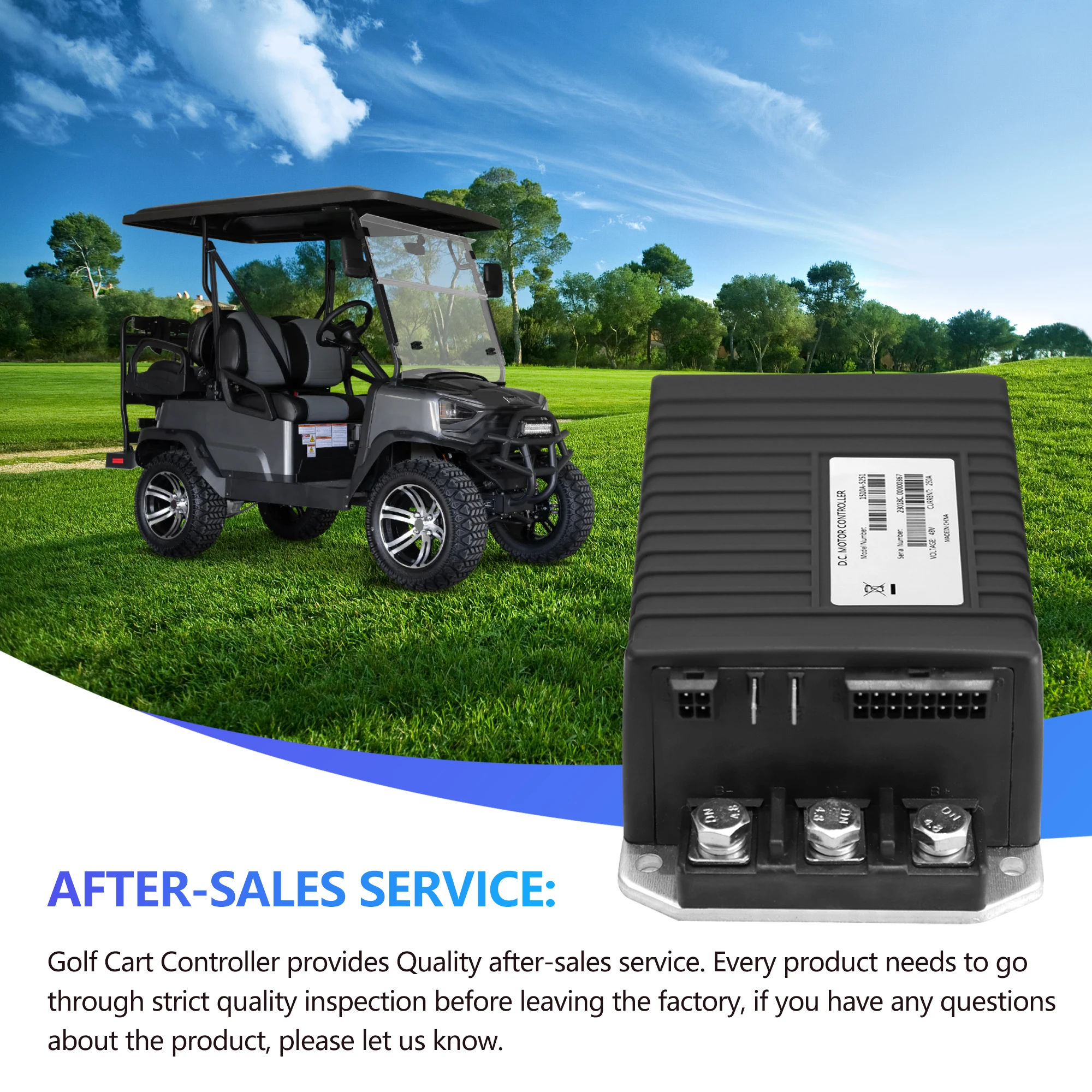 1510A-5251 48 فولت 250A وحدة تحكم المحرك تناسب كورتيس نادي السيارات DS سابقة عربة جولف #4