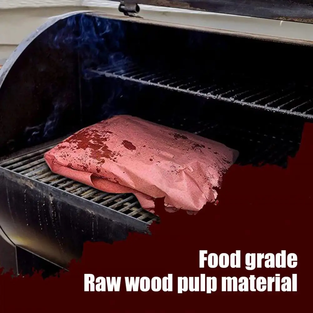 Peach Butcher Paper Pink Butcher Paper Roll for Bbq Grilling Wrapping Meat Fish Peach Food Grade Kraft Paper Unbleached Uncoated