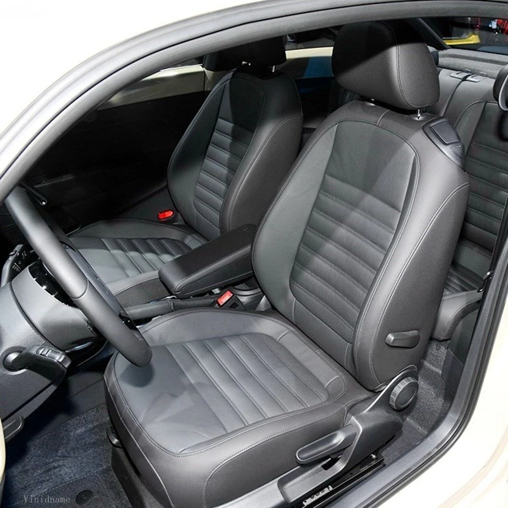For Volkswagen Beetle A5 Hatchback 2012 2013 2014 2015 2016 2017 2018 PU Leather Custom Car Seat Covers Protector Accessories