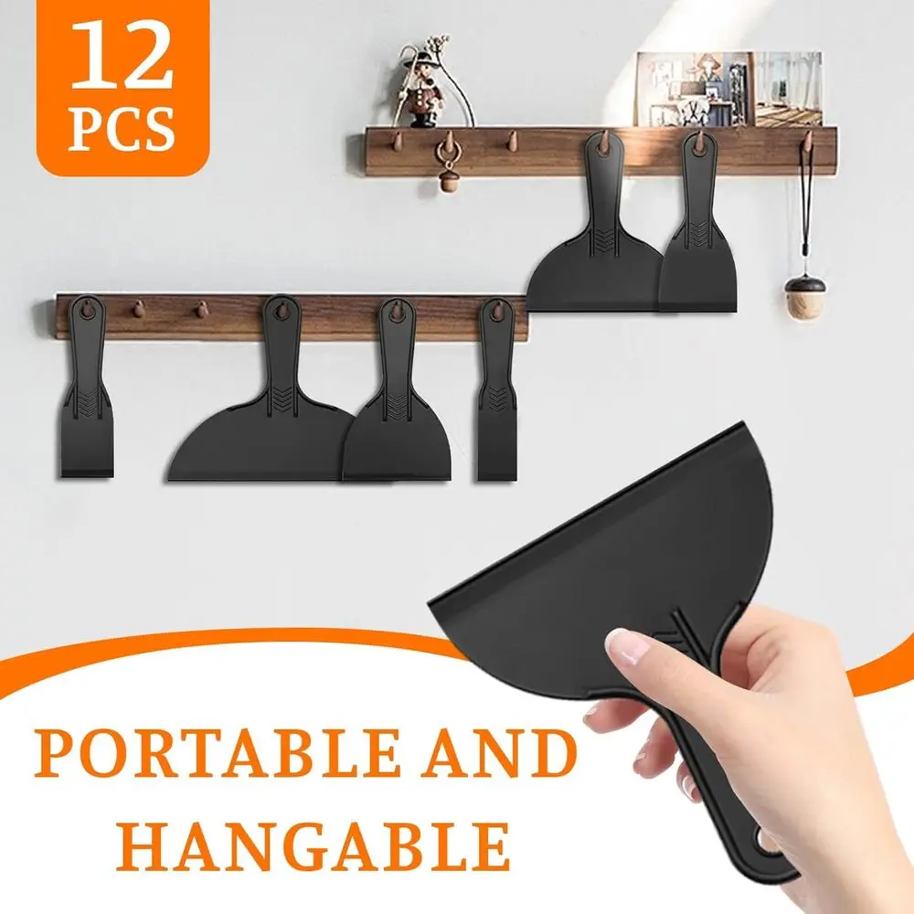 15 عبوة من سكاكين المعجون البلاستيكية، مكشطة سكين المعجون للتناول، مجموعة أدوات مكشطة في 6 أحجام، سكاكين مرنة لتسجيل الحوائط الجافة #5