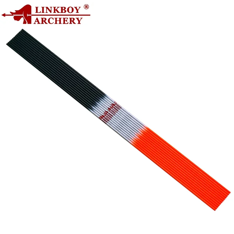 

12pcs Linkboy Archery ID4.2MM Carbon Arrow Shafts 30 Inch SP800-1000 Recurve Bow Shooting Outdoor Accessories