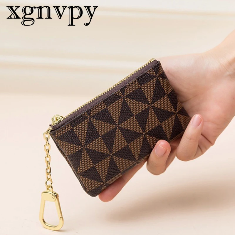 xgnvpy   Stylish Mini Purses - Luxury Chain Zip Coin Wallets, Perfect for Ladies & Gentlemen, Cute Design for Key & Coin Storage