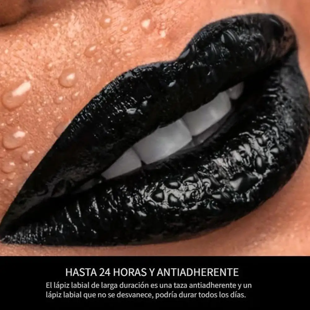 Lápiz labial líquido mate resistente al agua, brillo de labios, maquillaje, tubo de terciopelo, tinte labial, pigmento duradero L4F0, 1 piezas