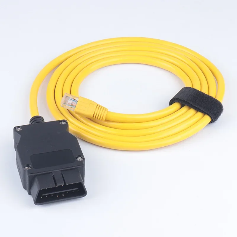 Hidden Brush OBD Car Diagnostic Connector Network Extension Cable ENET Crystal Head Interface for Vehicle Diagnostic Tools