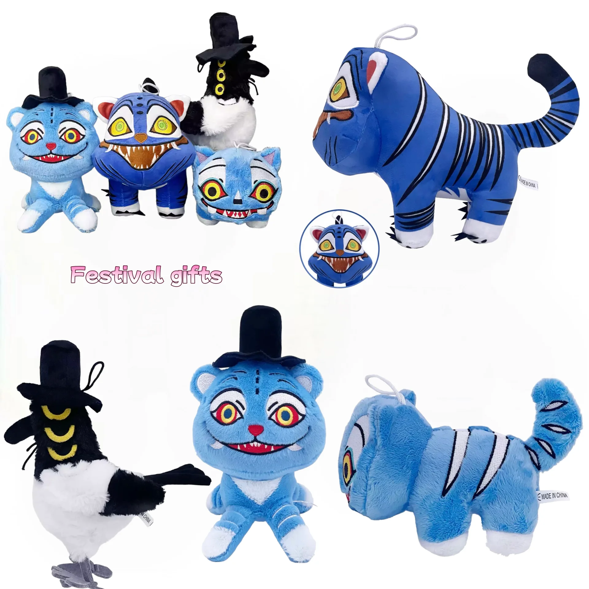 

NEW kpop demon hunters Plush Toys Game Hunters Tiger Stuffed Toy Doll Halloween Christmas gifts Birthday Gifts