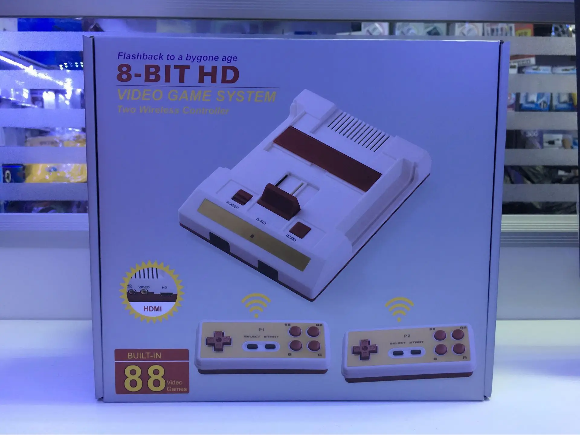 C-37 HD Retro Video Game Console 8-Bit Games Wireless Controller Parent-Child Entertainment Interaction Children's gift