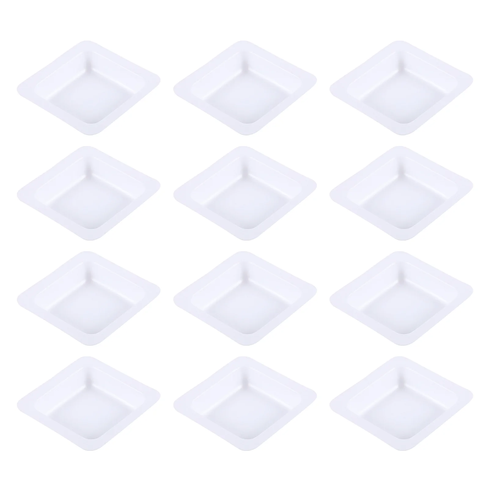 50 Pcs Weighing Pan Laboratory Supplies Anti-Static Boat Plate for Labs Aluminum Plastic Dish Tray