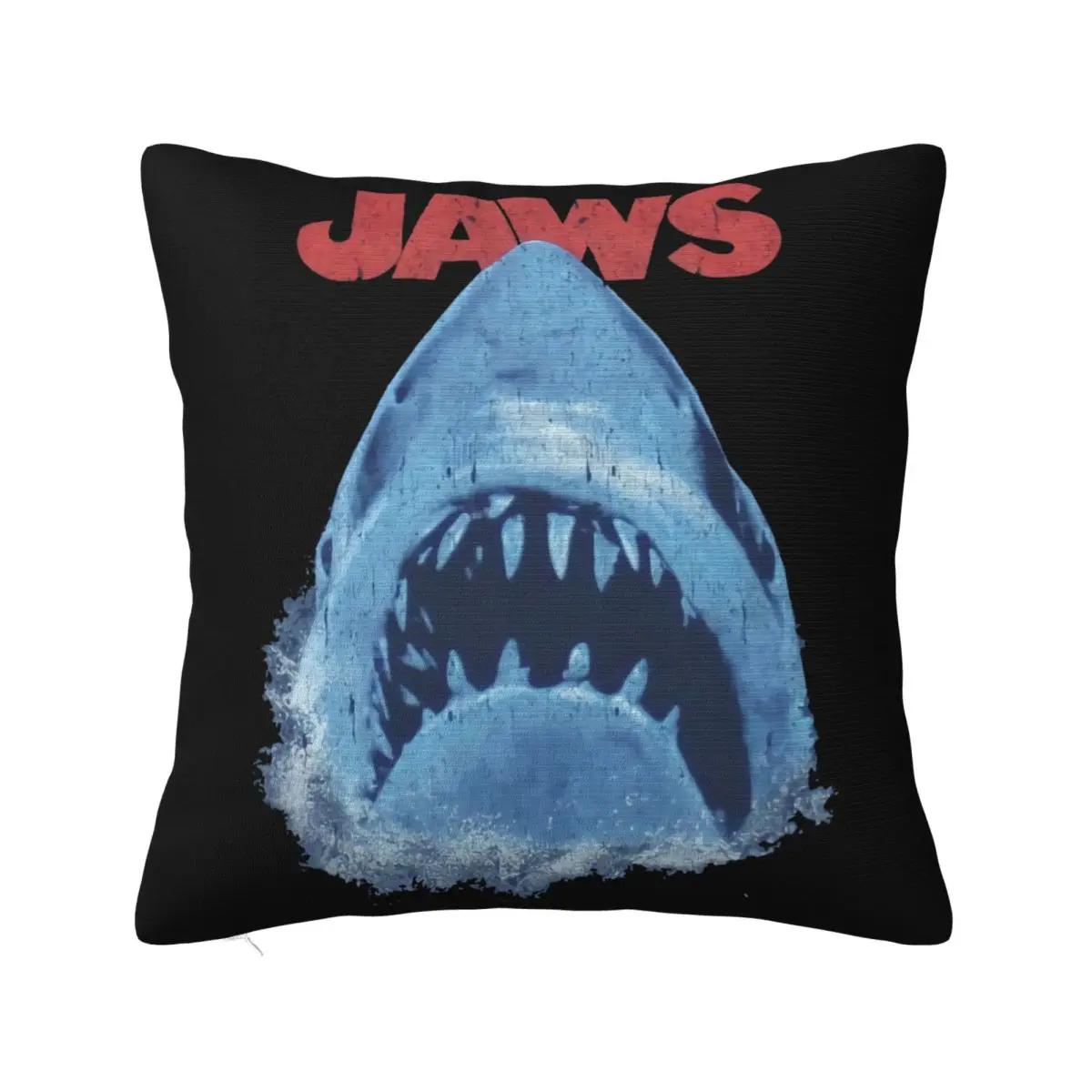 Happy Jaws Men's Wide Mouth Shark Under Image Title Red Top Quality Summer Music Homme 3D Pillow Case