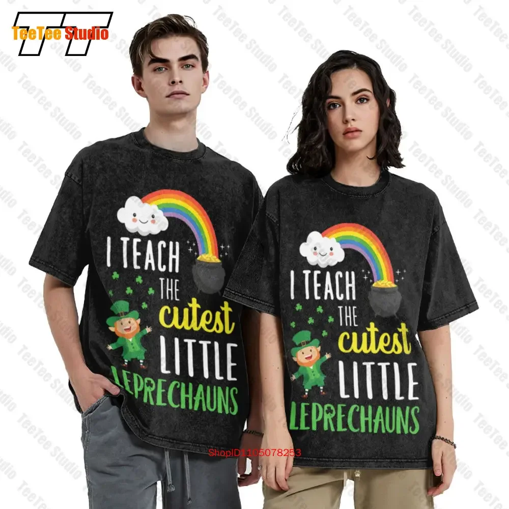 I Teach The Cutest Little Leprechauns School Cute Vintage Oversized T-Shirt 3T94