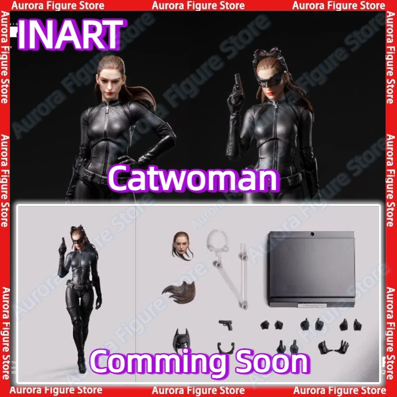 

In Stock INART Studio 1/12 Batman The Dark Knight Trilogy Catwoman Selina Kyle Anime Action Figures Models Toys PVC Gift