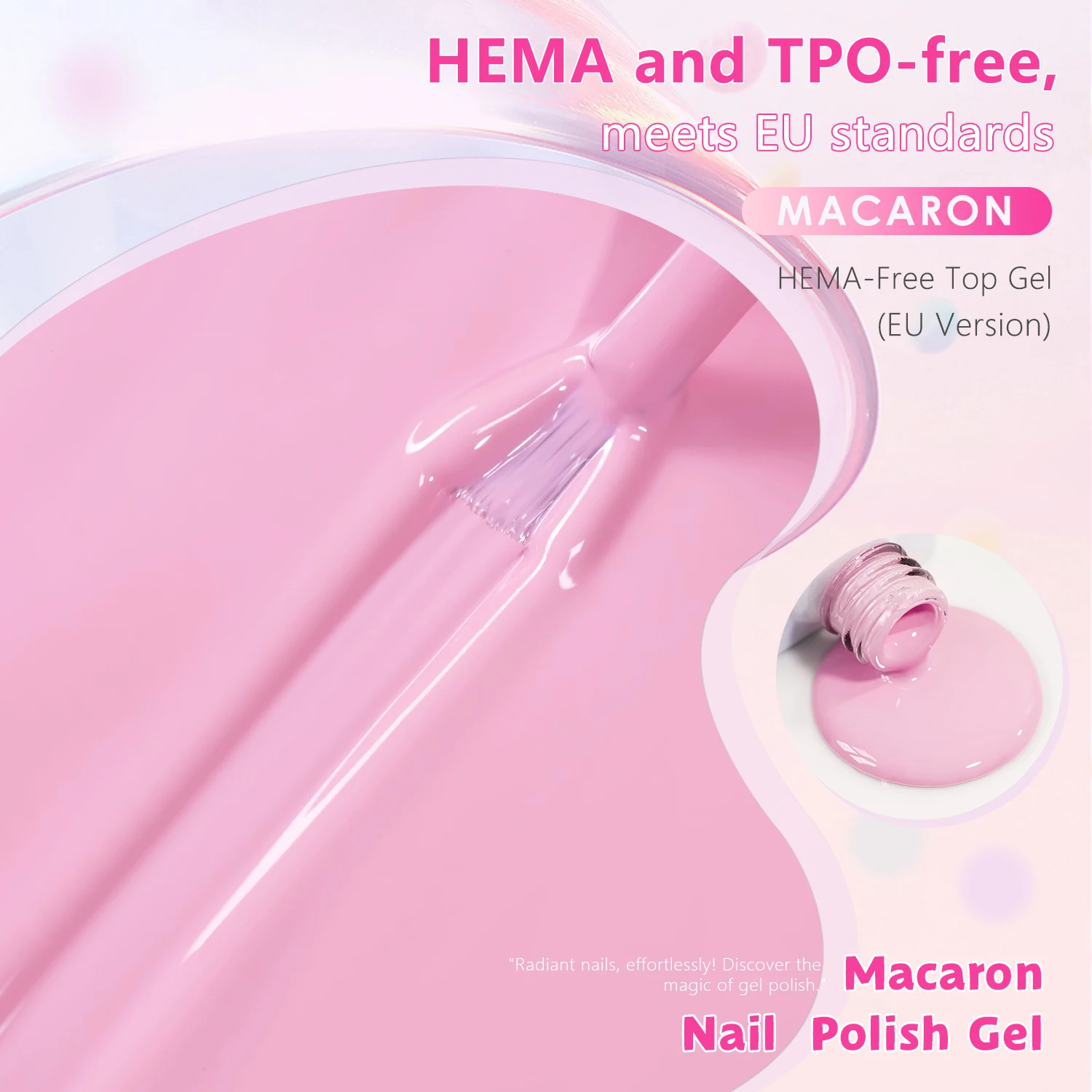 Vendeeni New Arrival 48colors Macaron Gel Polish Collection Set Box TPO HEMA FREE OEM/ODM Custom Macaron Gel Nail Polish