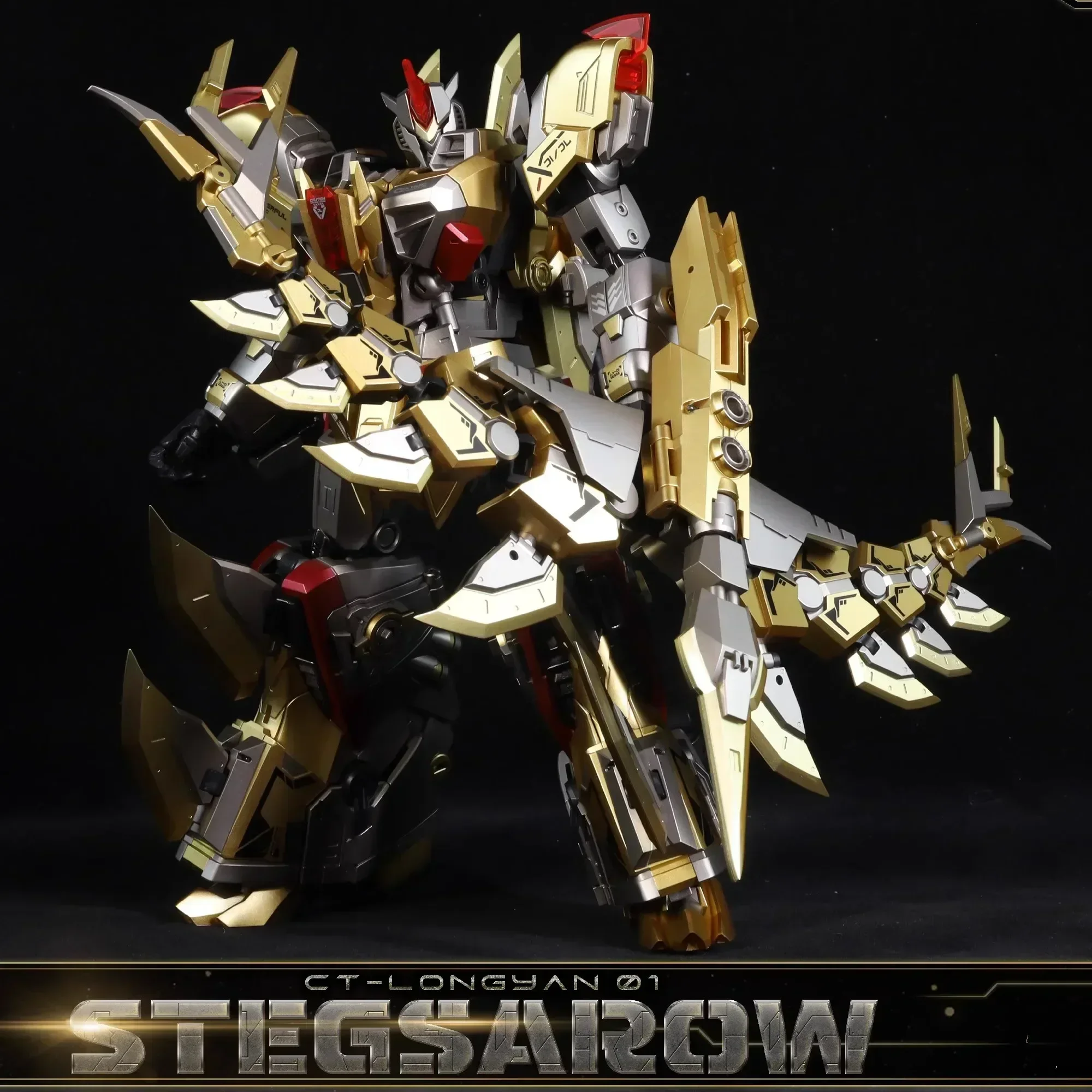 

В наличии Cang-toys CT-LONGYAN 01 STEGSAROW Beast Volcanicus Stegosaurus Transformation Фигурки игрушек Подарочная коллекция
