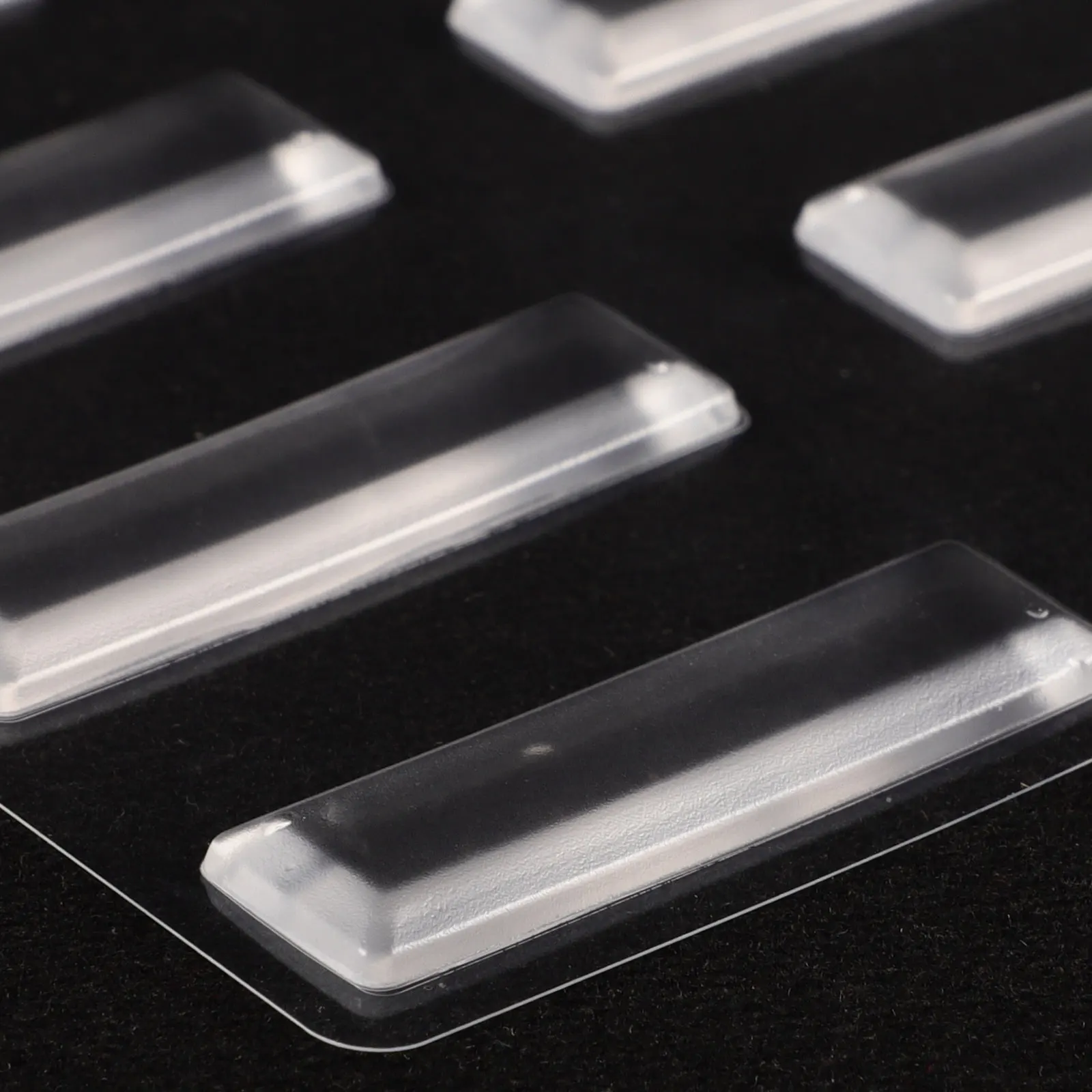 

5pcs 5 Sheets Anti-collision Strip Desk Soft Rubber Bumper Guard Clear Silicone Cabinet Door Bumpers Glass Anti-slip Pads Wall