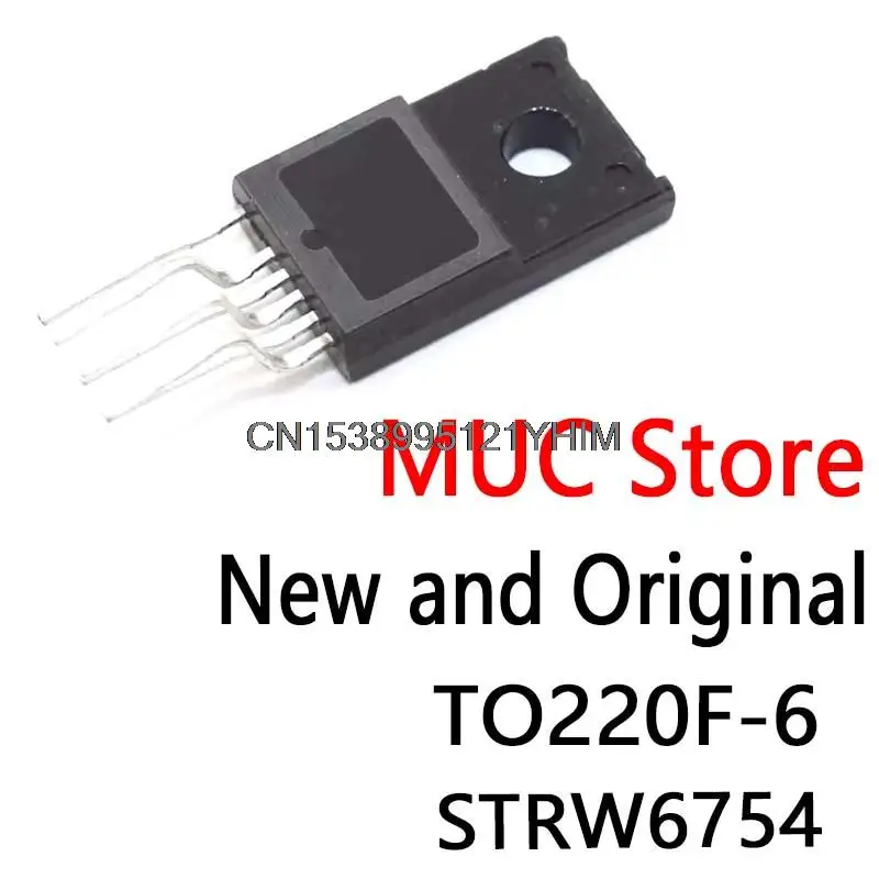 Novo e original TO220F-6, W6754, STR-W6754, STRW6754, 5pcs