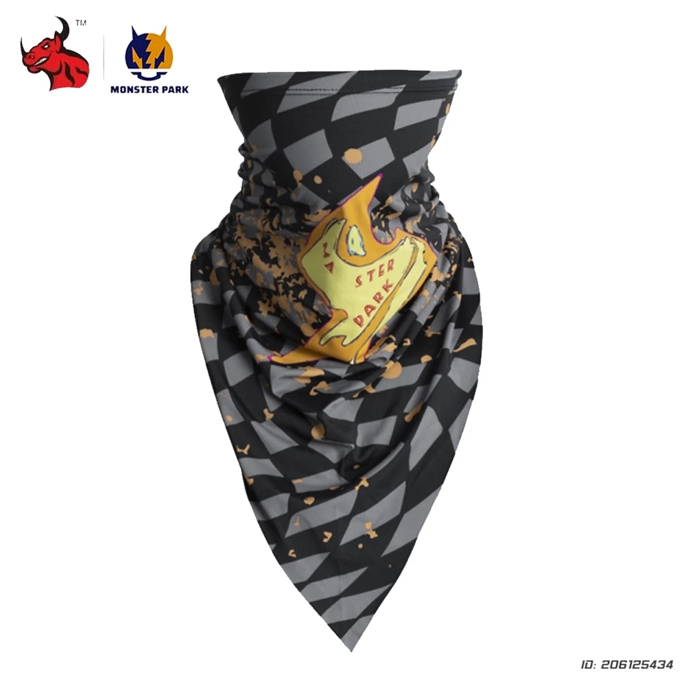 

Hiking Cycling Half Face Mask Bandana Breathable Bicycle Masks Sports Scarf Summer Balaclava Women Running Riding Triangle Scarf