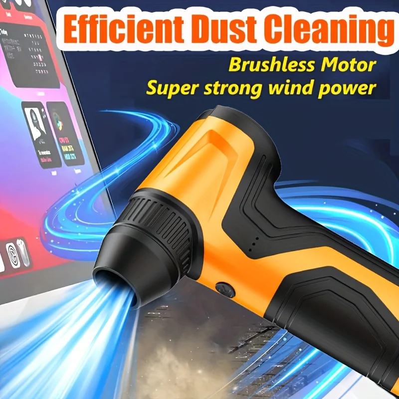 توربو مروحة طائرة 300000 دورة في الدقيقة توربو جت منفاخ فرش مكنسة كهربائية منفاخ للكمبيوتر/لوحة المفاتيح/المنزل/نظيف السيارة منفاخ الهواء #6