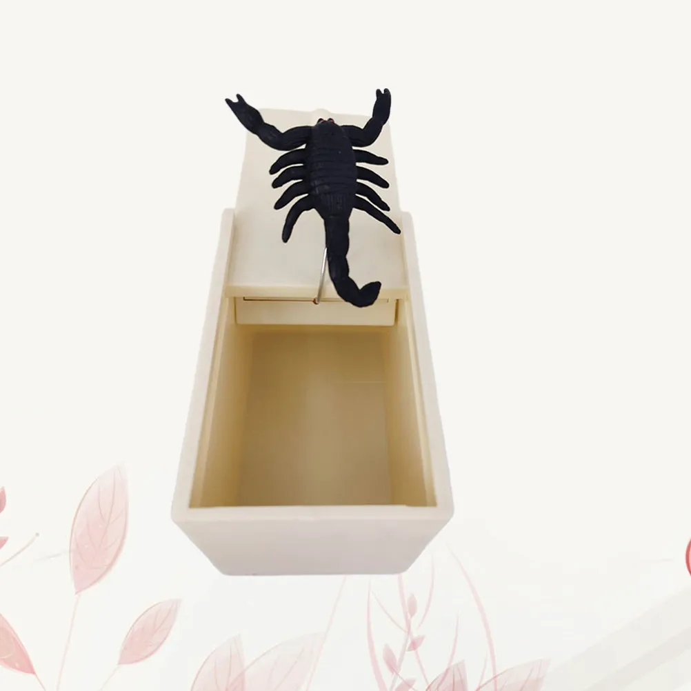 2Pcs Wiggly Scorpion Wooden Trick Device Non Toxic Sharp Free Sturdy Structure Fun Prank Prop for Laughter April Fools