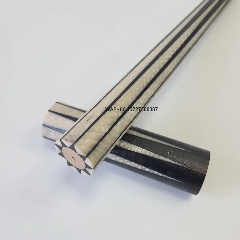 High Quality Pool Billiard Cue Sleeves Dragon Scale Fiber Handmade Wood Rods 2 Pieces Unfinished Billiard Accessories