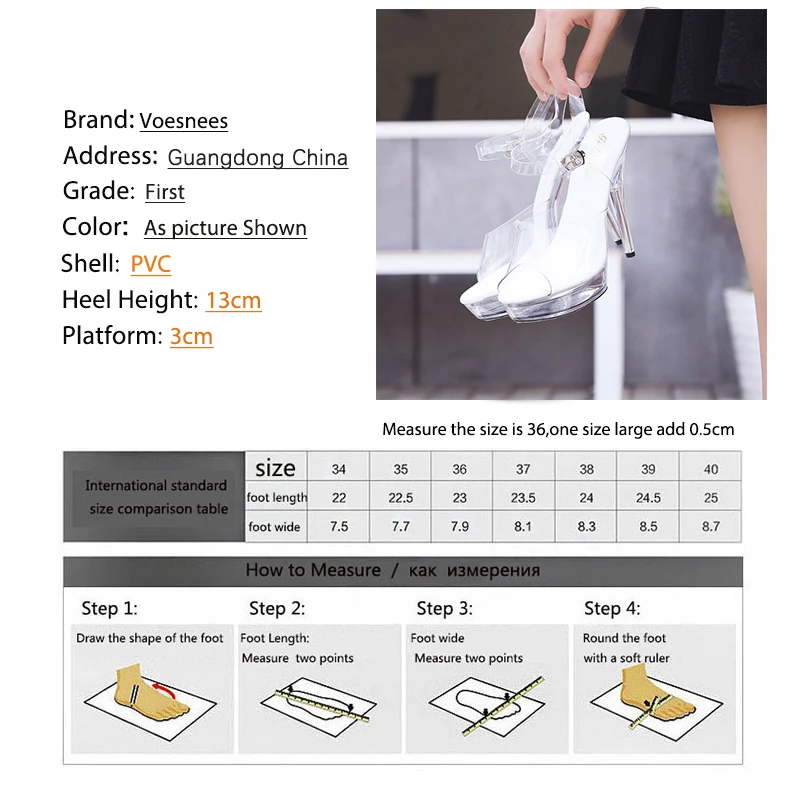 12cm 13CM Crystal Sandals Women\'s Shoes Thin Heel Transparent Sexy Model Runway Training High Heels Catwalk Performance Shoes