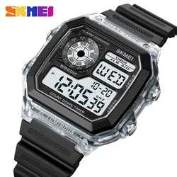 SKMEI Outddor Sports Digital Watch Led Light Countdown Dual Time Wateproof Luxury Brand Men's Watches Original Alarm Clock