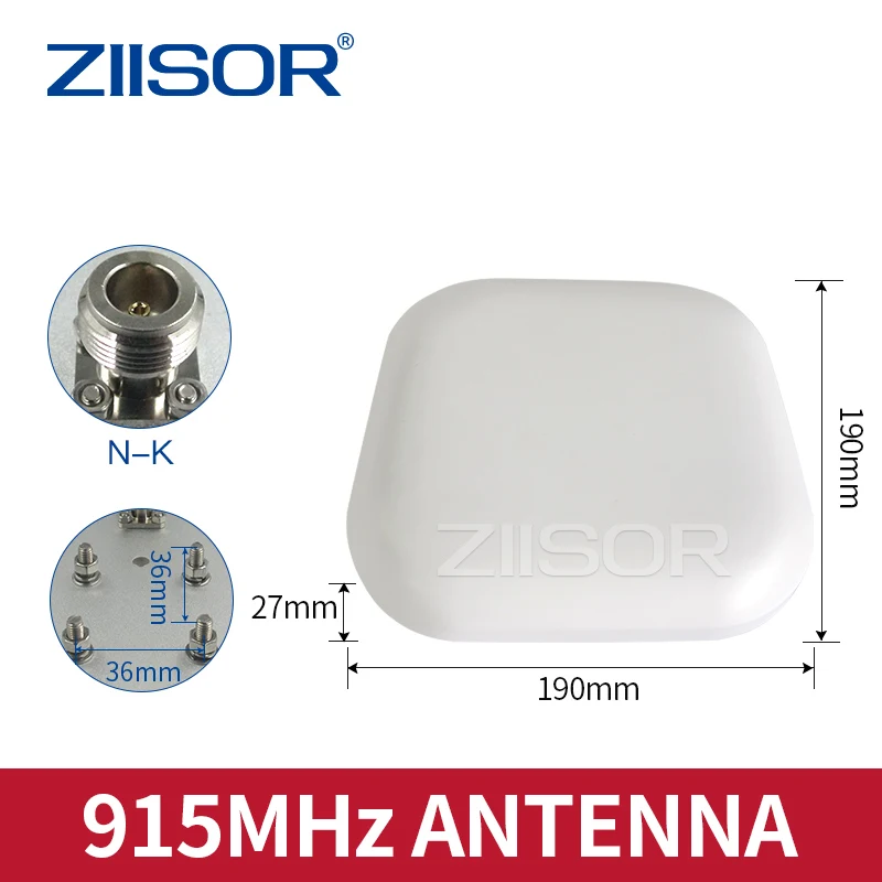 RFID Antenna Directional Panel 915 MHz LoRa Antennas Outdoor 923 MHz Antenna 8.5dBi Waterproof Antena for RFID Reader N female