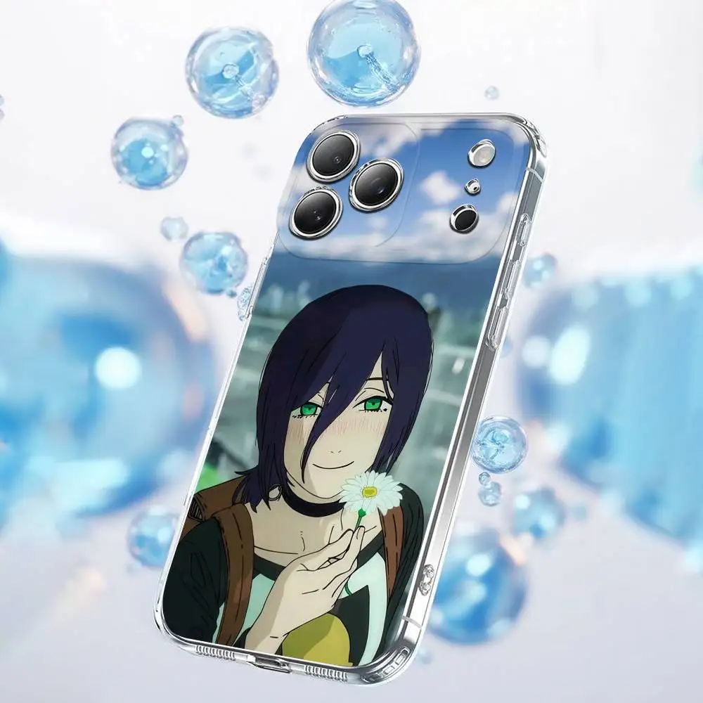 C-Chainsaw M-Man Reze Arc Phone Case For iPhone 17,16,15,14,13,12,11,Plus,Pro,Max,Plus,E,Air,Mini Transparent Cover