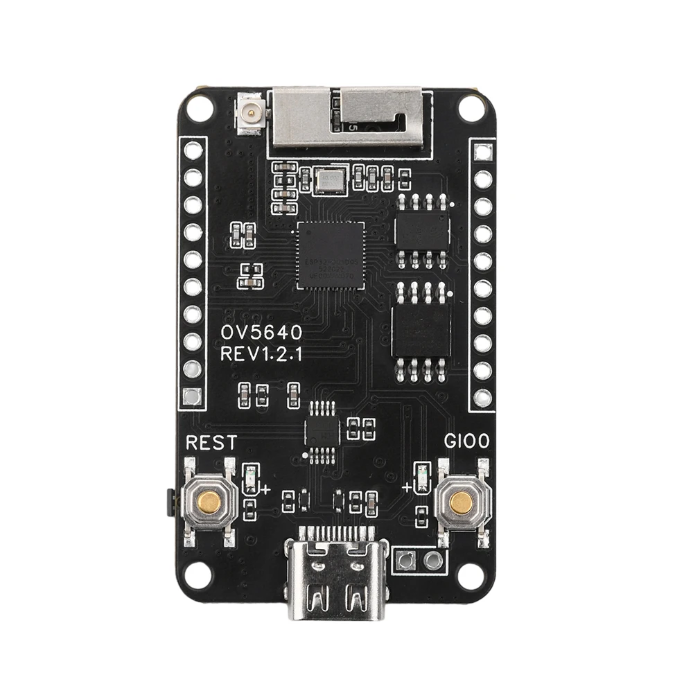 ESP32-CAM 개발 보드 와이파이 블루투스 모듈 모듈, CH340X OV5640 AF-72mm 카메라, 500W 픽셀, C타입 광 센서