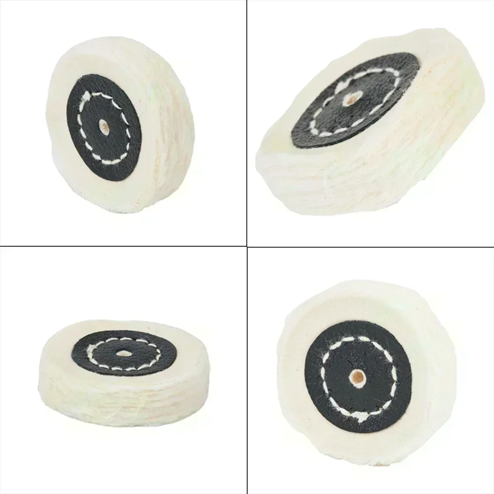 Buffing Polishing Wheel White Smoothing Metal Jewelry Stainless Steel Aluminum Wood Plastic Glass 1 Piece New Look