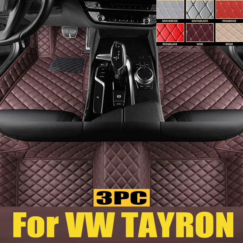 

TPE Custom Car Floor Mats For VW TAYRON X 2020 2021 2022 2023 2024 Waterproof Carpet Auto Interior trunk mat