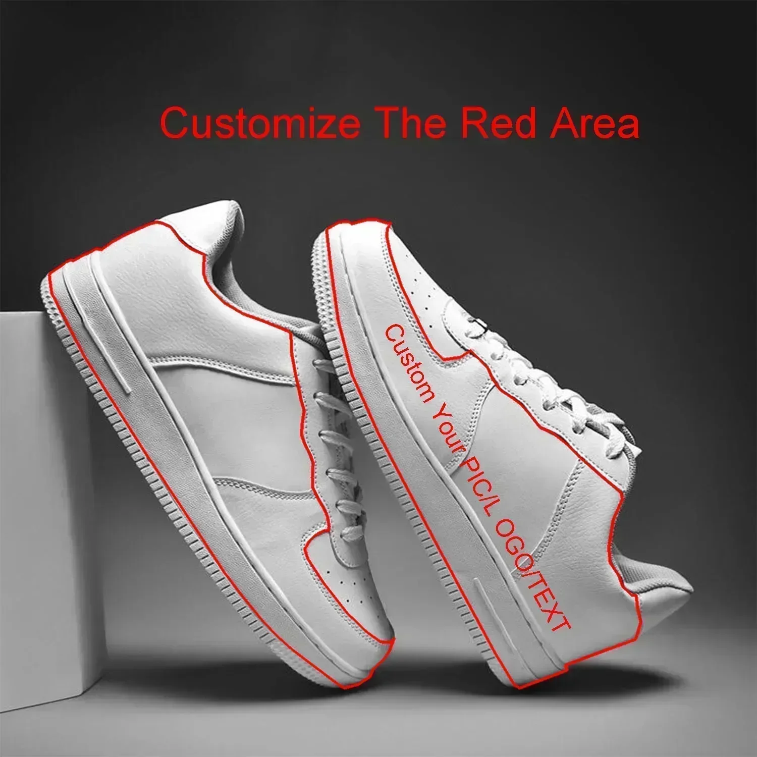 Custom Shoes AF Basketball Mens Womens Sports Running High Quality Flats Force Sneakers Lace Up Mesh Customized Made Shoe DIY