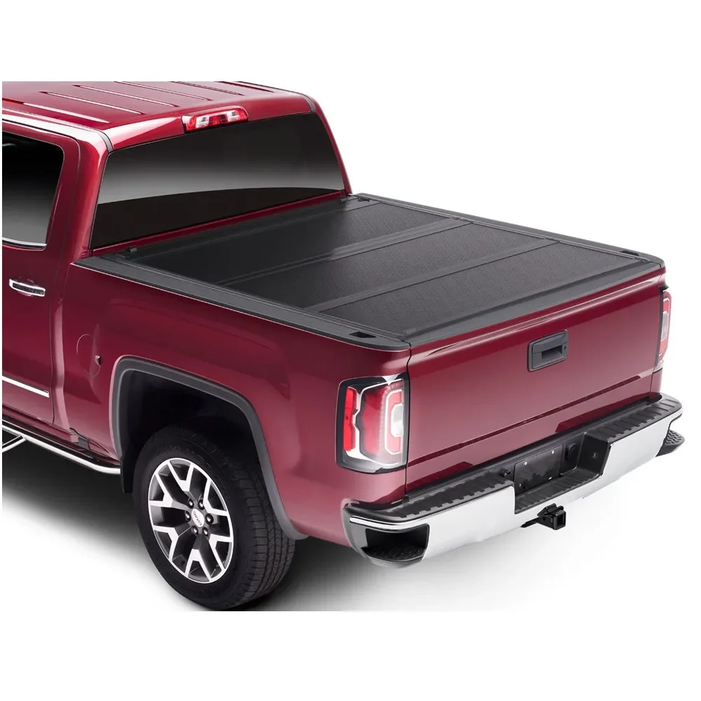 

KSCPRO Sierra Accessories Hard Tri Fold Tonneau Cover Fit For GMC Sierra 1500 2500/3500HD 15-19 6.5FT Bed