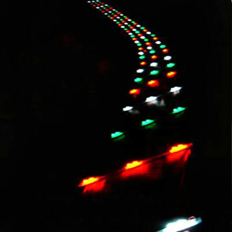 15m 10m led queues de cerf-volant lampe à LED batterie cerf-volant accessoires pour cerfs-volants à vent jouets gonflables cerfs-volants à vent jouet sport kitesurf ensemble