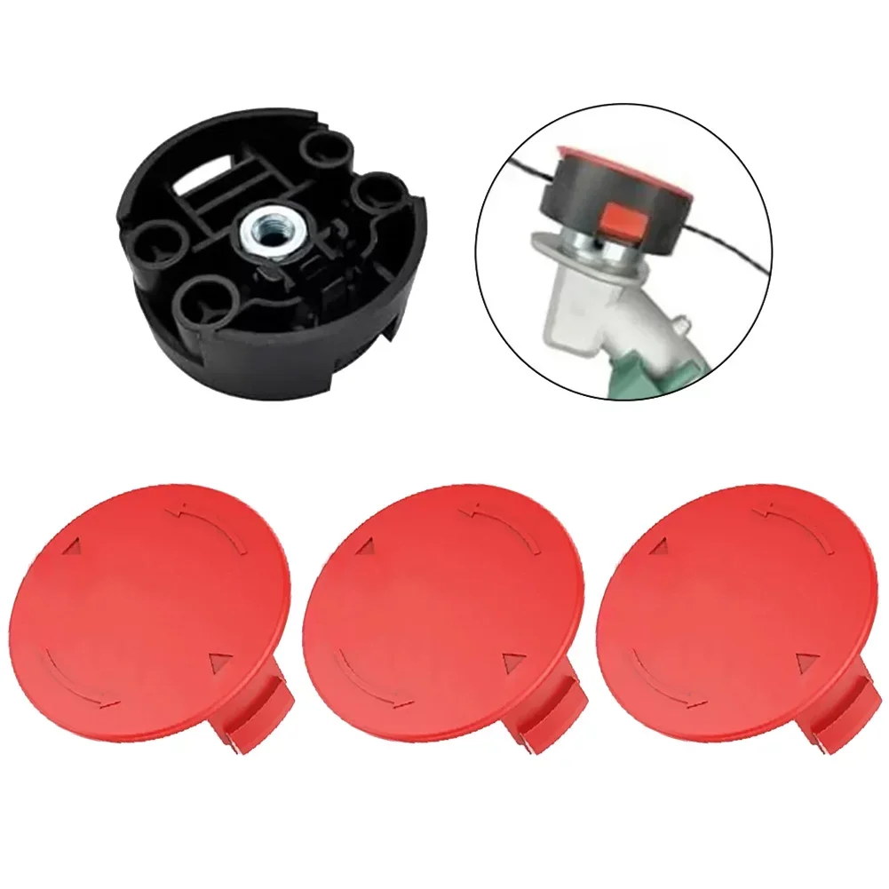 Conveniently Packaged Replacement Parts for Bosch AFS 2337 Lawn Mowers Red Lid Compatible with forBosch AFS 23 37 Models