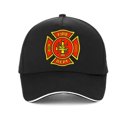 Fire Rescue Firefighter Baseball Cap summer visor Fire Dept hat Men Cotton Outdoor Breathable Snapback Caps Casquette